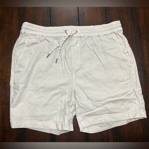 Faherty Casual Khaki Drawstring Shorts